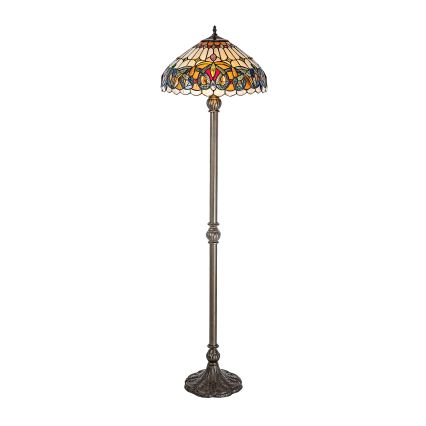 Brilagi - Tiffany vitrážová stojacia lampa LUISA 2xE27/60W/230V