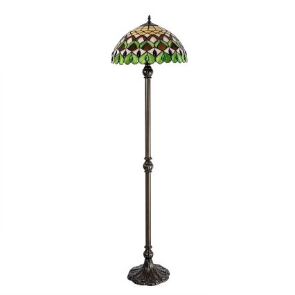 Brilagi - Tiffany vitrážová stojacia lampa MARGARET 2xE27/60W/230V
