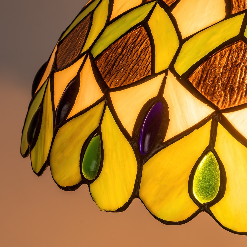 Brilagi - Tiffany vitrážová stojacia lampa MARGARET 2xE27/60W/230V