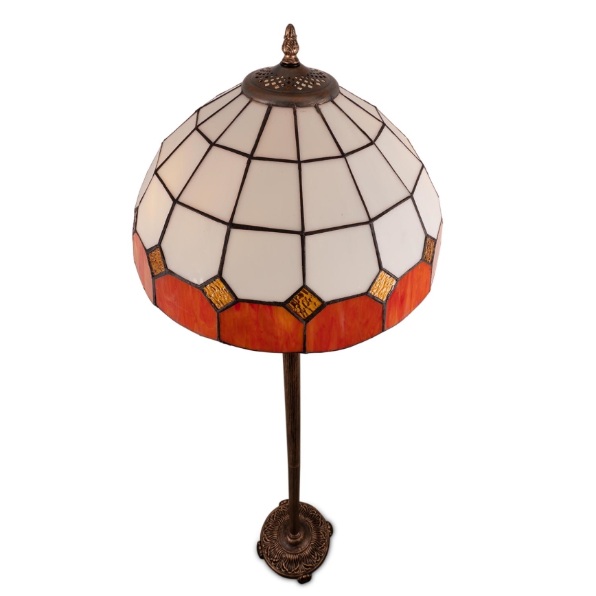 Brilagi - Tiffany vitrážová stojacia lampa SIENNA 2xE27/60W/230V