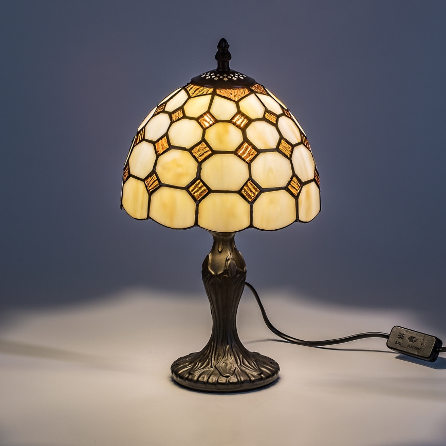 Brilagi - Tiffany vitrážová stolná lampa DORAN 1xE14/40W/230V