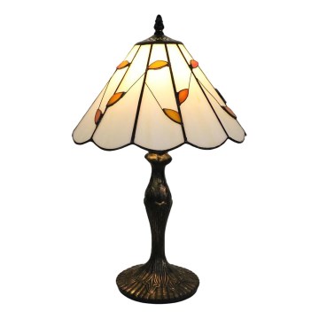 Brilagi - Tiffany vitrážová stolná lampa FOLIA 1xE27/60W/230V