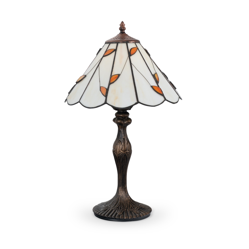 Brilagi - Tiffany vitrážová stolná lampa FOLIA 1xE27/60W/230V