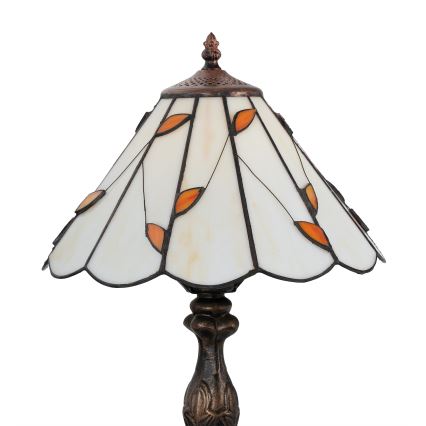 Brilagi - Tiffany vitrážová stolná lampa FOLIA 1xE27/60W/230V