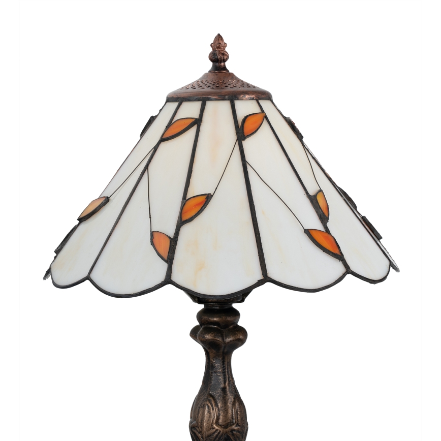 Brilagi - Tiffany vitrážová stolná lampa FOLIA 1xE27/60W/230V