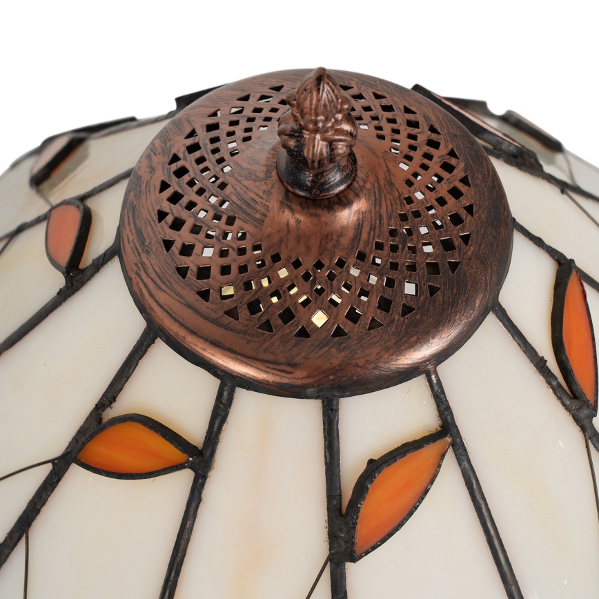 Brilagi - Tiffany vitrážová stolná lampa FOLIA 1xE27/60W/230V