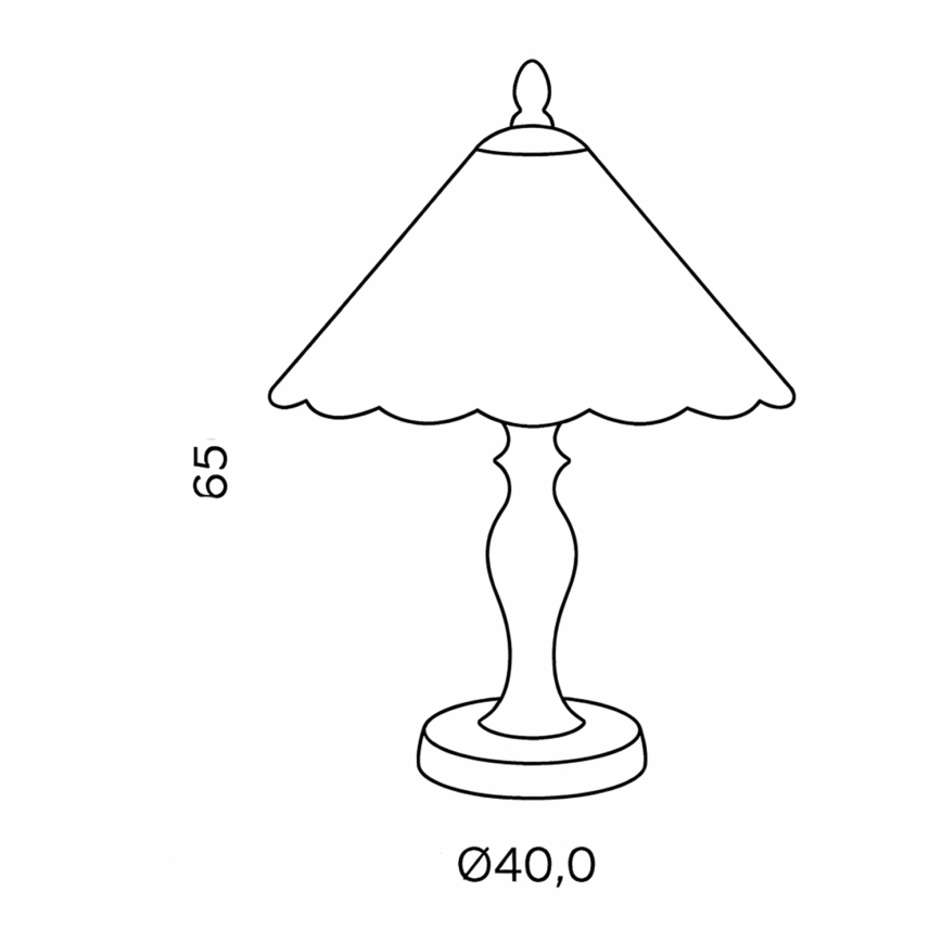 Brilagi - Tiffany vitrážová stolná lampa FOLIA 2xE27/60W/230V