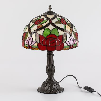Brilagi - Tiffany vitrážová stolná lampa GARLAN 1xE27/40W/230V
