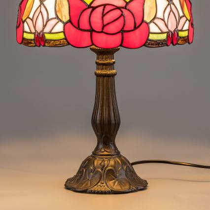 Brilagi - Tiffany vitrážová stolná lampa GARLAN 1xE27/40W/230V