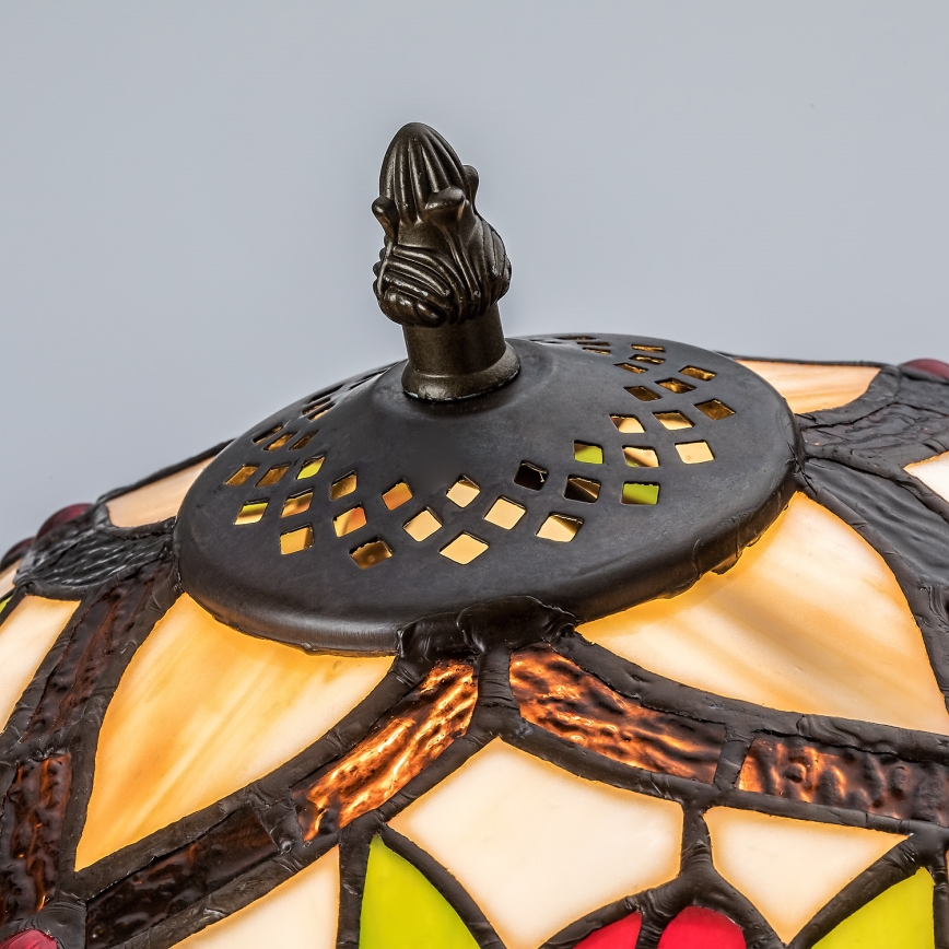 Brilagi - Tiffany vitrážová stolná lampa GARLAN 1xE27/40W/230V