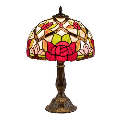 Brilagi - Tiffany vitrážová stolná lampa GARLAN 1xE27/40W/230V