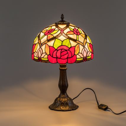 Brilagi - Tiffany vitrážová stolná lampa GARLAN 1xE27/40W/230V