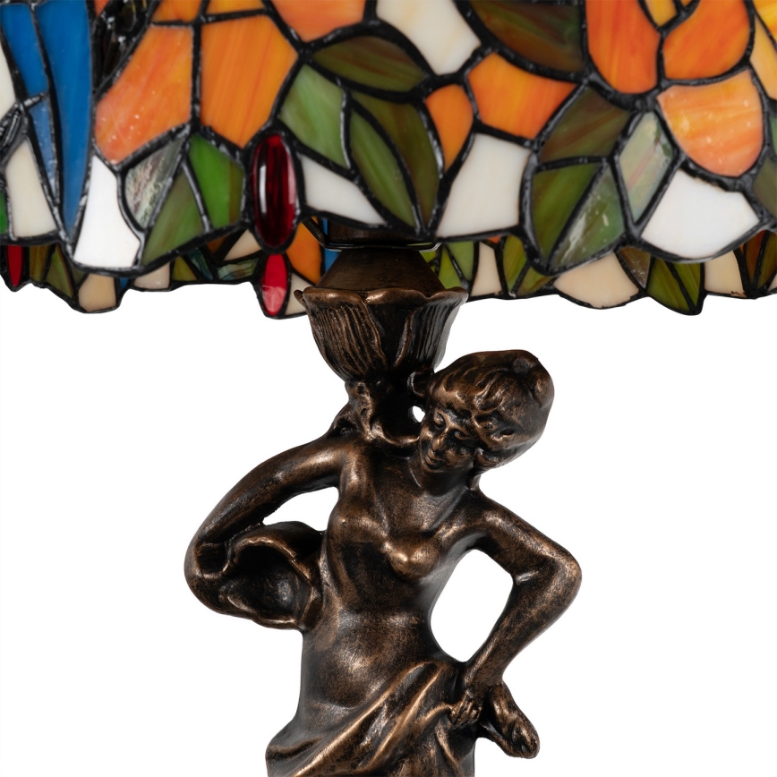 Brilagi - Tiffany vitrážová stolná lampa JUNGLE 1xE27/60W/230V