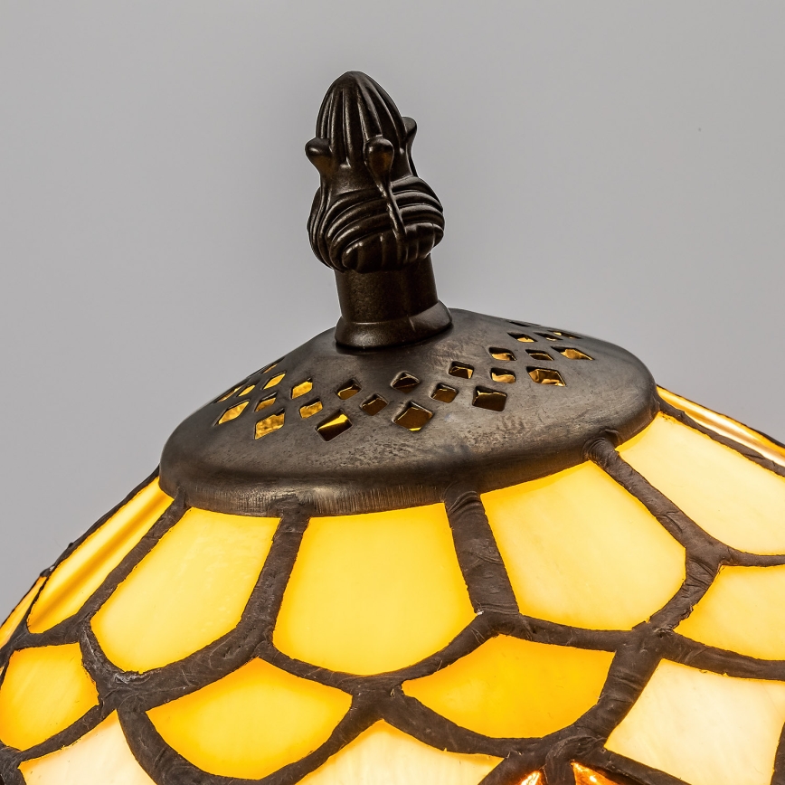 Brilagi - Tiffany vitrážová stolná lampa MARGARET 1xE14/40W/230V