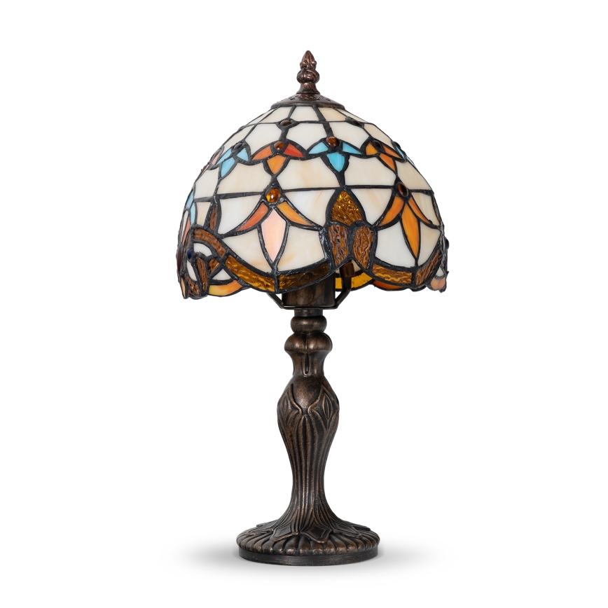 Brilagi - Tiffany vitrážová stolná lampa MIRABELLA 1xE27/60W/230V