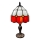 Brilagi - Tiffany vitrážová stolná lampa SIENNA 1xE27/60W/230V