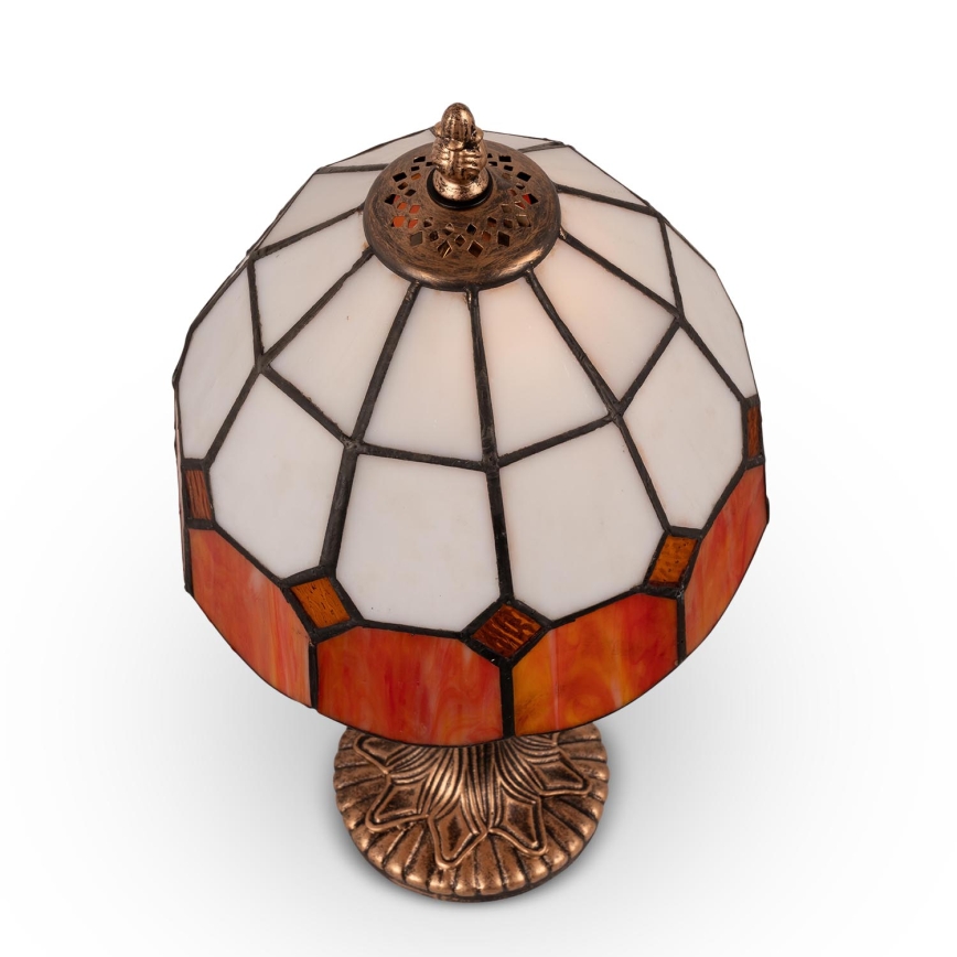 Brilagi - Tiffany vitrážová stolná lampa SIENNA 1xE27/60W/230V