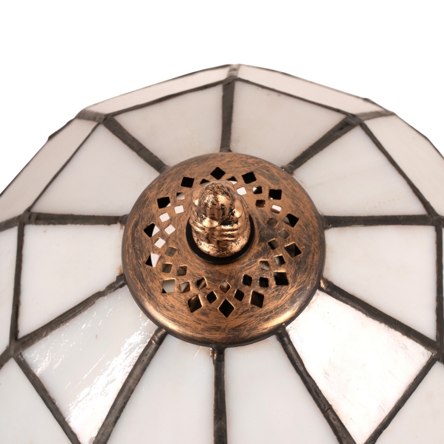 Brilagi - Tiffany vitrážová stolná lampa SIENNA 1xE27/60W/230V