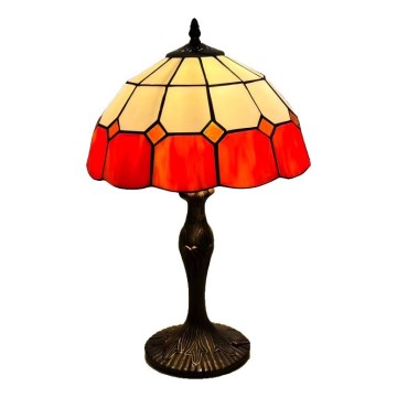 Brilagi - Tiffany vitrážová stolná lampa SIENNA 1xE27/60W/230V