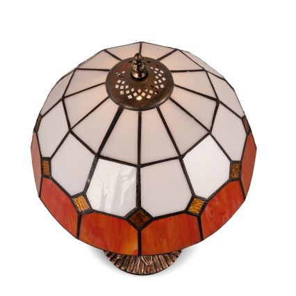 Brilagi - Tiffany vitrážová stolná lampa SIENNA 1xE27/60W/230V