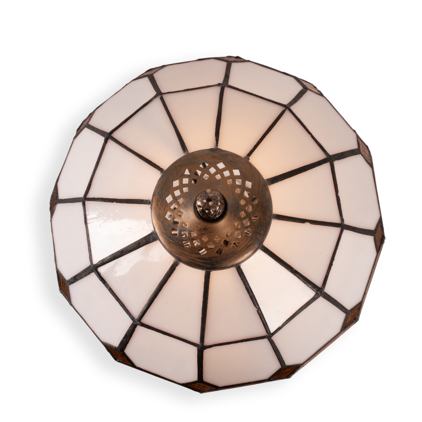 Brilagi - Tiffany vitrážová stolná lampa SIENNA 1xE27/60W/230V