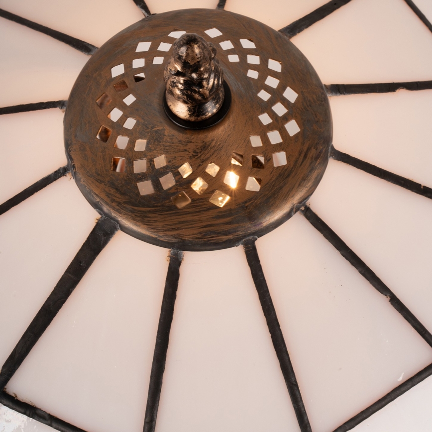 Brilagi - Tiffany vitrážová stolná lampa SIENNA 1xE27/60W/230V