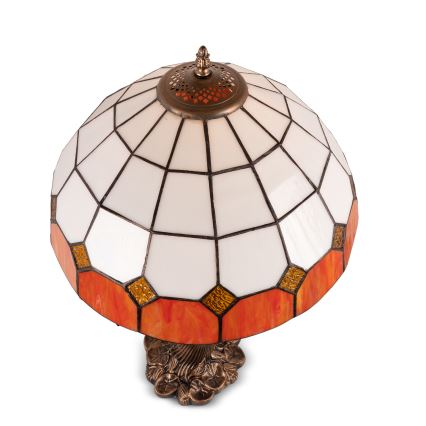 Brilagi - Tiffany vitrážová stolná lampa SIENNA 1xE27/60W/230V
