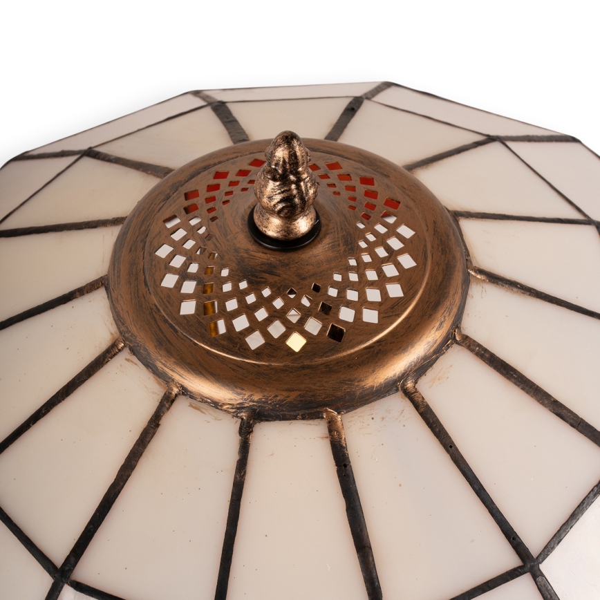 Brilagi - Tiffany vitrážová stolná lampa SIENNA 2xE27/60W/230V