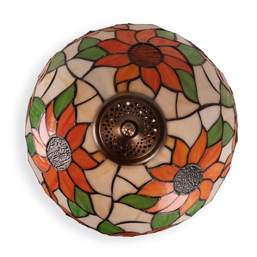 Brilagi - Tiffany vitrážová stolná lampa SUNFLOWER 1xE27/60W/230V