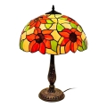 Brilagi - Tiffany vitrážová stolná lampa SUNFLOWER 2xE27/60W/230V