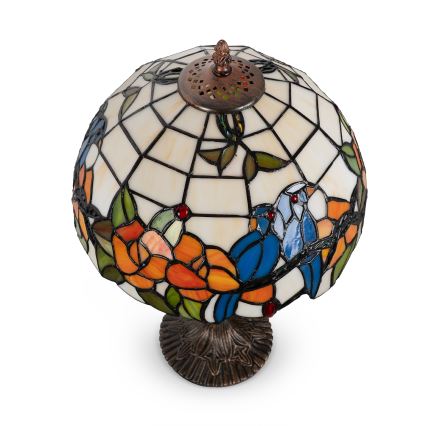 Brilagi - Tiffany vitrážová stolová lampa JUNGLE 1xE27/60W/230V