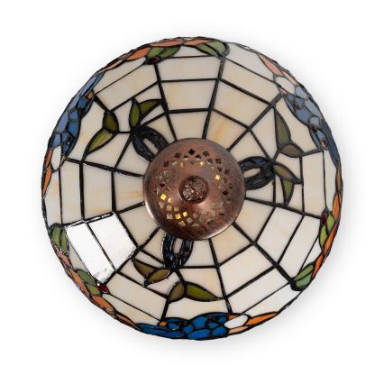 Brilagi - Tiffany vitrážová stolová lampa JUNGLE 1xE27/60W/230V