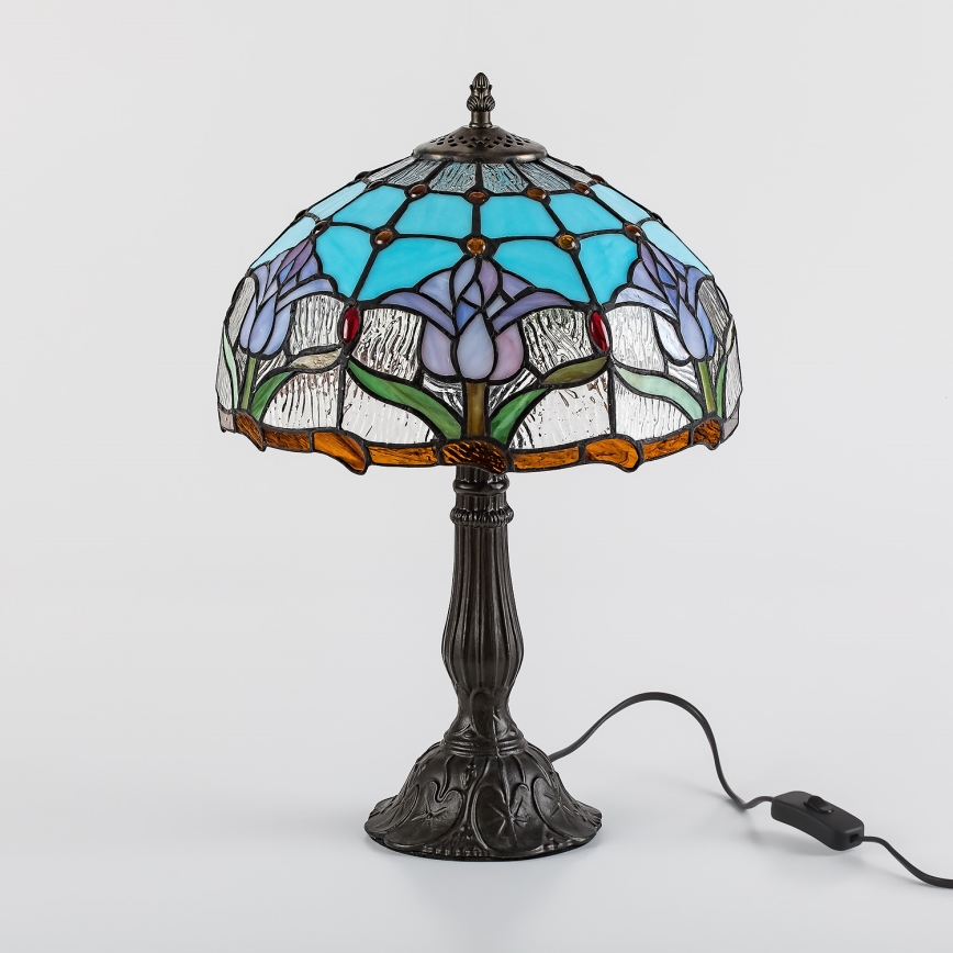 Brilagi - Tiffany vitrážová stolová lampa LORAS 1xE27/40W/230V