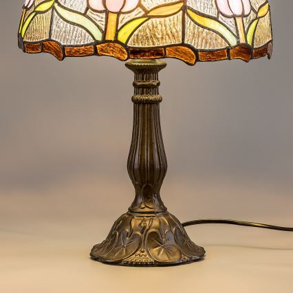 Brilagi - Tiffany vitrážová stolová lampa LORAS 1xE27/40W/230V