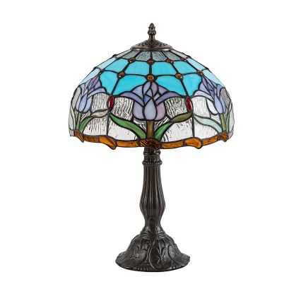 Brilagi - Tiffany vitrážová stolová lampa LORAS 1xE27/40W/230V