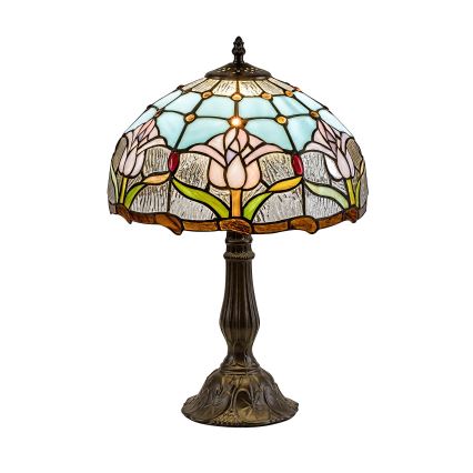 Brilagi - Tiffany vitrážová stolová lampa LORAS 1xE27/40W/230V