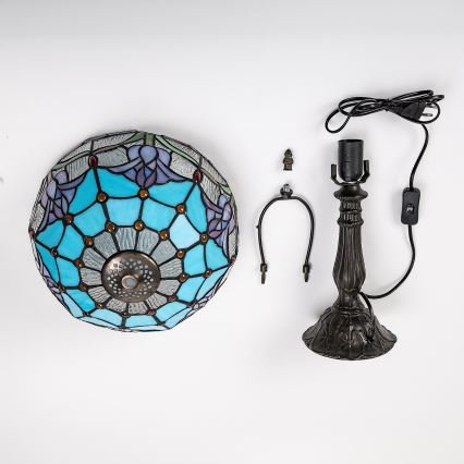 Brilagi - Tiffany vitrážová stolová lampa LORAS 1xE27/40W/230V