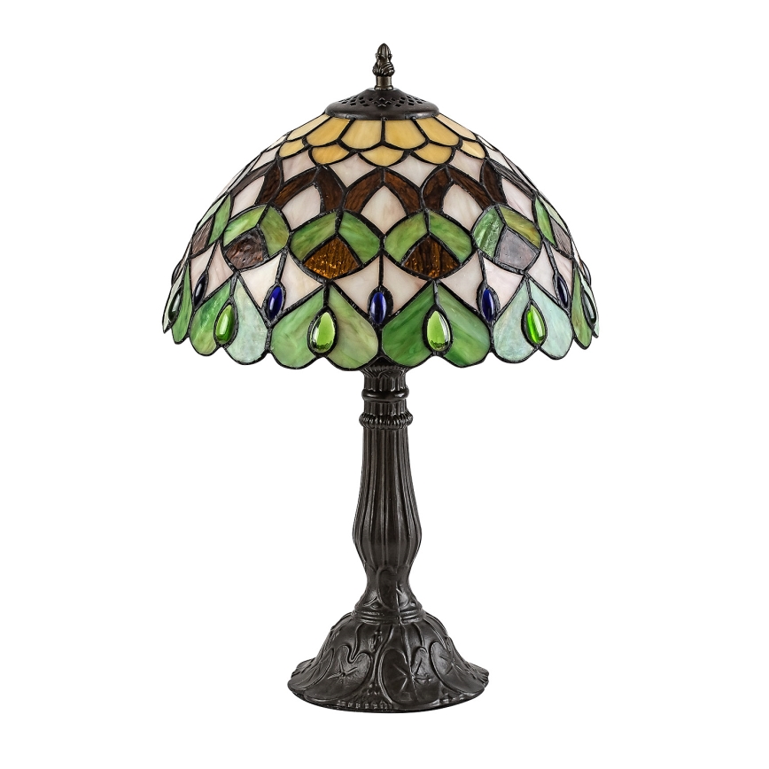 Brilagi - Tiffany vitrážová stolová lampa MARGARET 1xE27/40W/230V