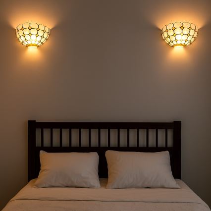 Brilagi - Tiffany vitrážové nástenné svietidlo DORAN 1xE14/40W/230V