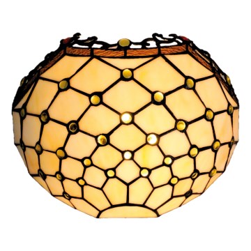 Brilagi - Tiffany vitrážové nástenné svietidlo IVORY 1xE14/40W/230V