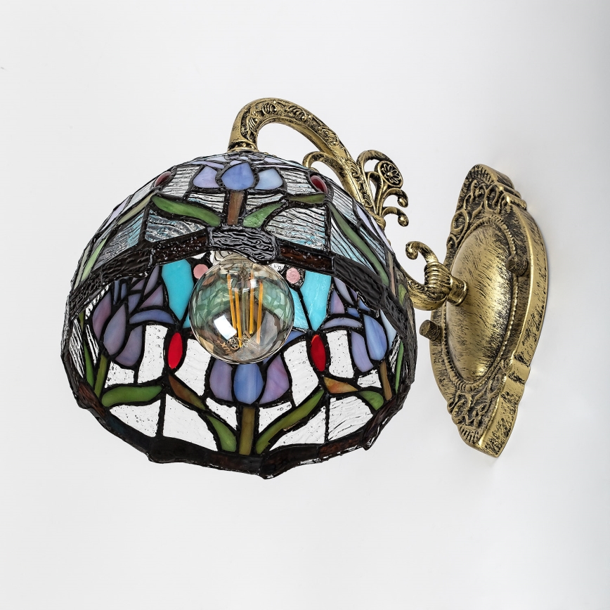 Brilagi - Tiffany vitrážové nástenné svietidlo LORAS 1xE27/40W/230V