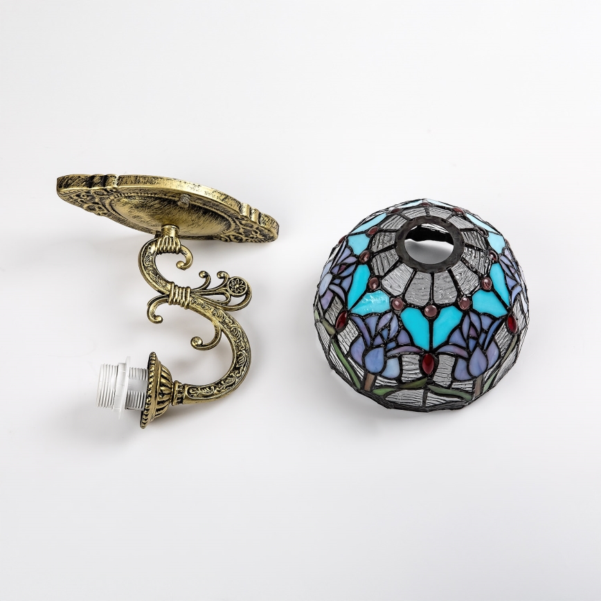 Brilagi - Tiffany vitrážové nástenné svietidlo LORAS 1xE27/40W/230V