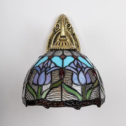 Brilagi - Tiffany vitrážové nástenné svietidlo LORAS 1xE27/40W/230V