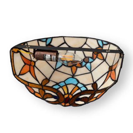 Brilagi - Tiffany vitrážové nástenné svietidlo MIRABELLA 1xE14/40W/230V
