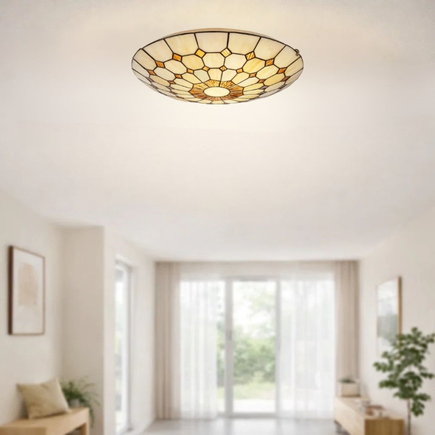 Brilagi - Tiffany vitrážové stropné svietidlo DORAN 2xE27/60W/230V