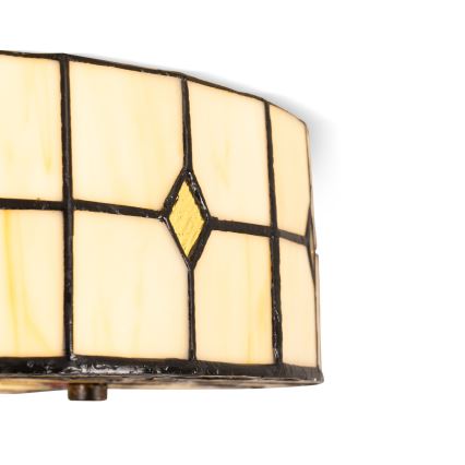 BRILAGI - Tiffany vitražové stropné svietidlo FOLIA 2xE27/60W/230V priemer 40 cm