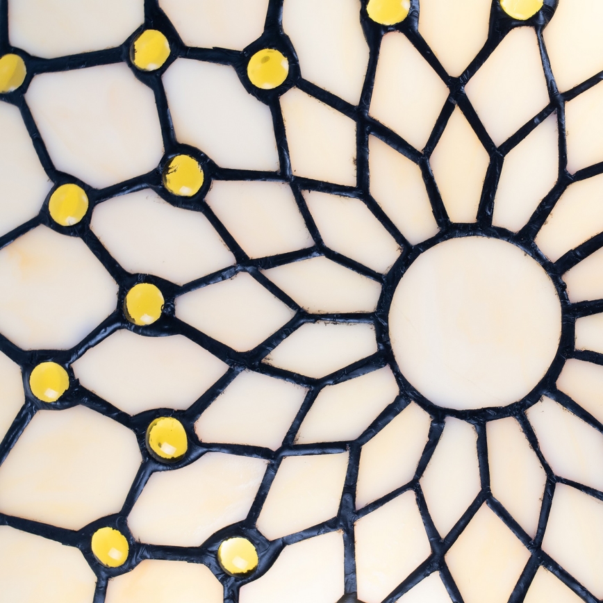 BRILAGI - Tiffany vitrážové stropné svietidlo IVORY 2xE27/60W/230V pr. 40 cm