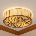 Brilagi - Tiffany vitrážové stropné svietidlo IVORY 3xE27/60W/230V pr. 40 cm