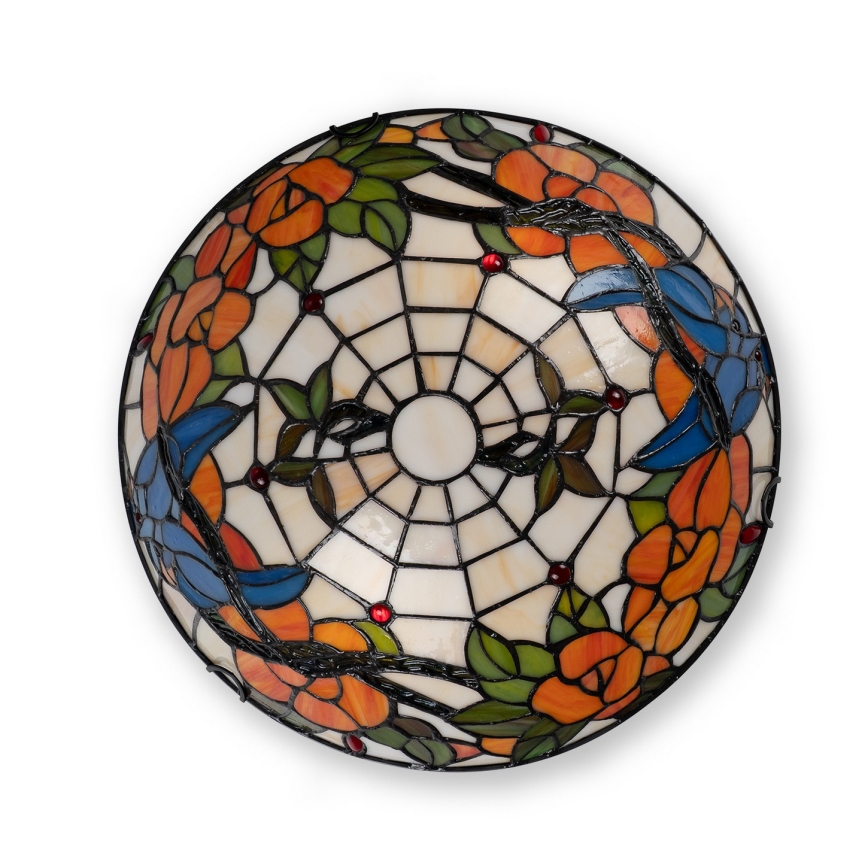 Brilagi - Tiffany vitrážové stropné svietidlo JUNGLE 2xE27/60W/230V priemer 40 cm