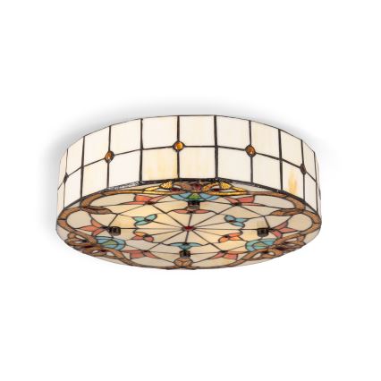 Brilagi - Tiffany vitrážové stropné svietidlo MIRABELLA 3xE27/60W/230V Ø 40 cm